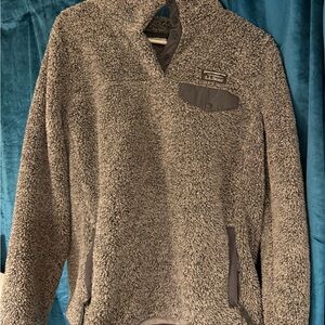 L.L. Bean Men's Gray Fleece Sweater